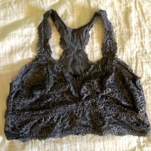 TORRID (NWOT) Lacy Bralette; Gray